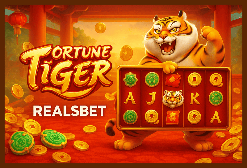 Fortune Tiger é um jogo imperdível no REALSBET Casino