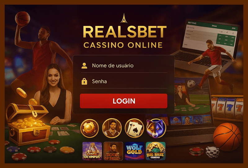 Criar uma nova Conta no plataforma REALSBET