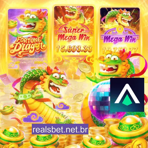 Visual apresentando slots populares da Realsbet com jackpots progressivos e oportunidades de ganhos altos.